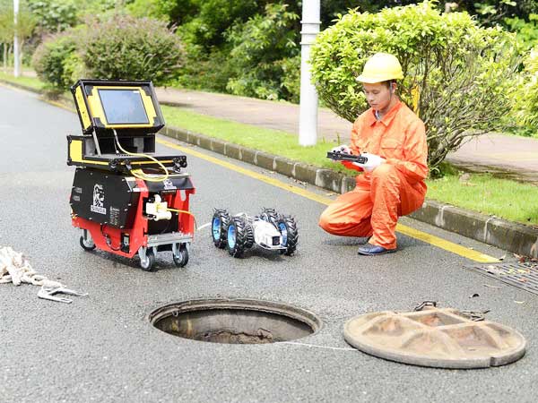 思礼镇管道机器人检测